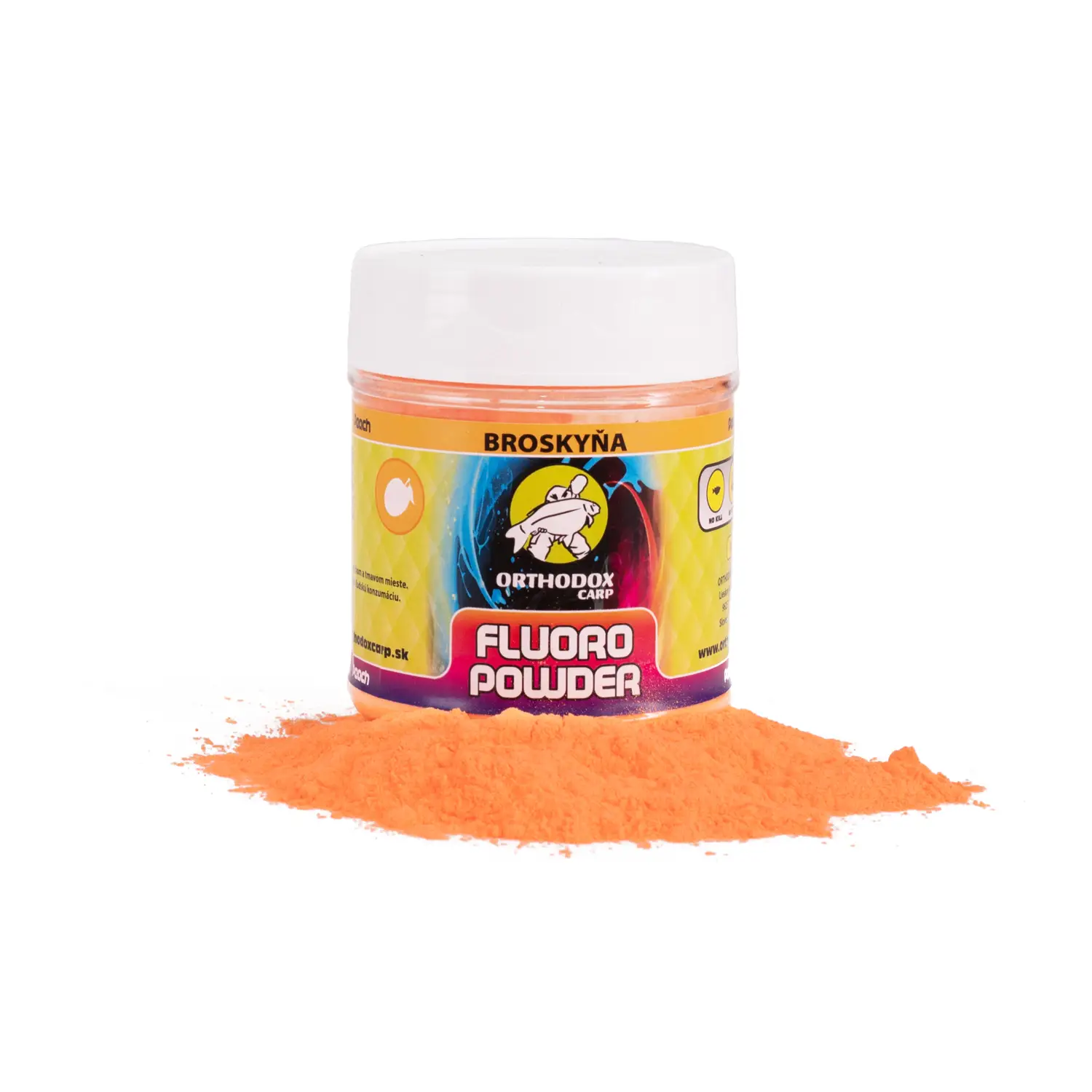 Fluoro powder Broskyňa – detail