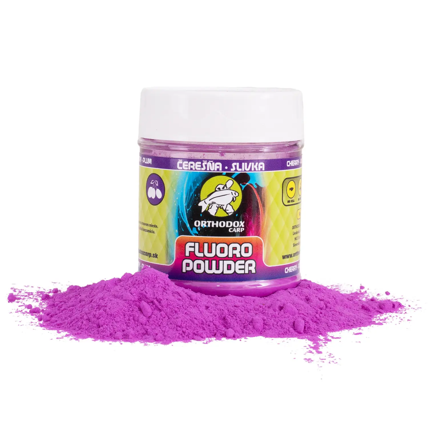 Fluoro powder Čerešňa-Slivka – detail